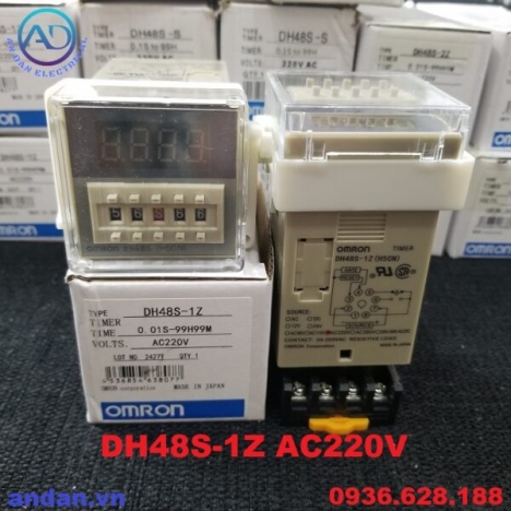 Rơ le thời gian (Timer), Công tắc hẹn giờ Omron DH48S-S, DH48S-1Z, DH48S-2Z