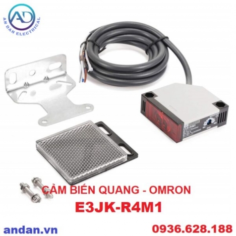 Cảm Biến Quang Omron E3JK-R4M1 90-250VAC, E3JK-R4M2 12-24VDC