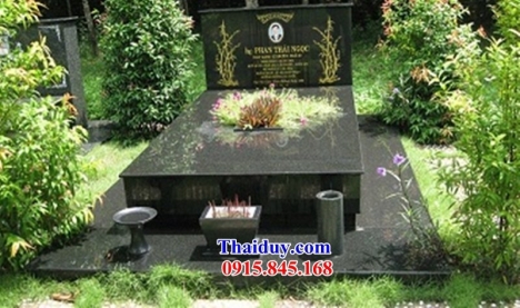 001 mộ đá granite trà vinh đẹp - lăng mộ hoa cương nguyên khối