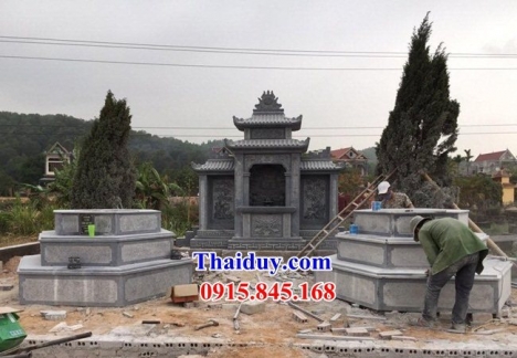 14 lăng thờ đá đẹp điện biên - khu thờ chung nghĩa trang