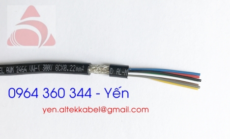 Cáp tín hiệu âm thanh chống nhiễu 4x0.22mm