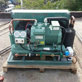 Lên hoàn chỉnh cụm máy nén bitzer 5hp 4DES-5