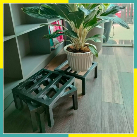 Kệ sắt để cây cảnh, đôn sắt cây cảnh