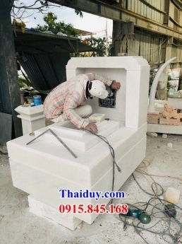 09 lăng mộ đẹp lai châu - mộ đá không mái bằng đá xanh