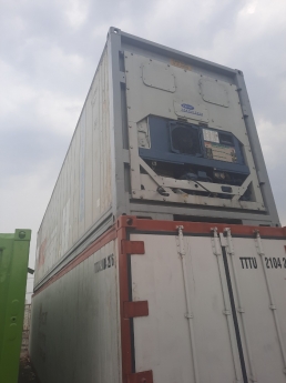 Còn vài container  lạnh tại bãi: loại 10 feet, 40 feet và 48feet.