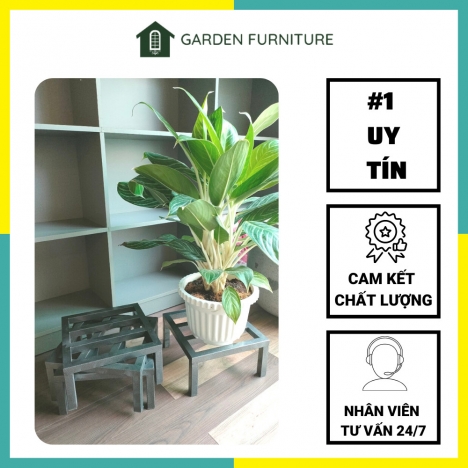 Kệ sắt để cây cảnh, đôn sắt cây cảnh