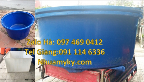 thùng chữ nhật 1000 lít, thùng nhựa vuông 750 lít, thùng nhựa chữ nhật giá rẻ, Thùng nhựa dun