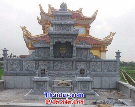 14 lăng thờ đá đẹp điện biên - khu thờ chung nghĩa trang