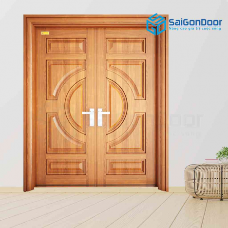 Cửa thép vân gỗ - Ông hoàng của dòng cửa thép