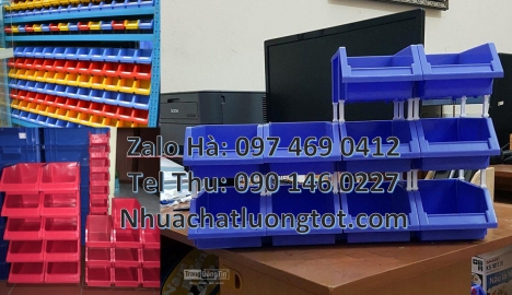 Kệ đựng văn phòng phẩm, Kệ nhựa giá rẻ, khay đựng linh kiện Hộp nhựa duy tân, bán giá sỉ kệ nhựa Kh