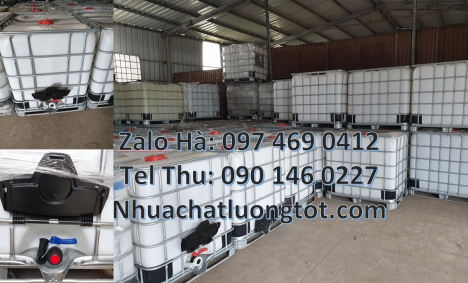 Giá thùng nhựa vuông 1000 lít, Tank IBC 1000L, mua bồn nhựa 1000 lít, Thùng nhựa 1000 lít cũ, Bồn đự