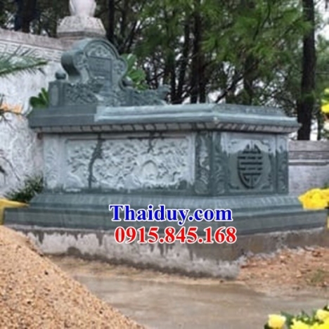 006 Mộ đá đôi đẹp khánh hòa - lăng mộ đá bằng đá xanh