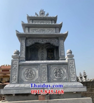 006 Mộ đá đôi đẹp khánh hòa - lăng mộ đá bằng đá xanh