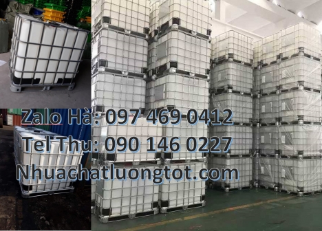 Giá thùng nhựa vuông 1000 lít, Tank IBC 1000L, mua bồn nhựa 1000 lít, Thùng nhựa 1000 lít cũ, Bồn đự
