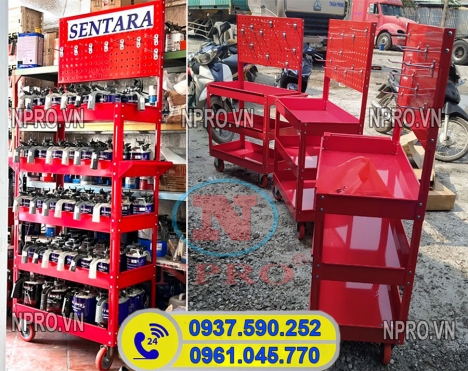 Tủ treo dụng cụ, tủ đựng đồ nghề, xe đẩy dụng cụ có giá treo