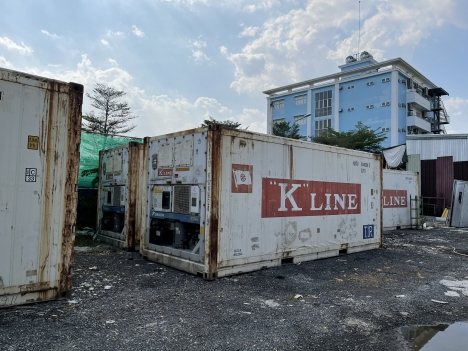 Container 20RF chứa hàng