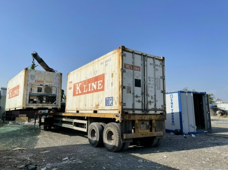 Container 20RF chứa hàng