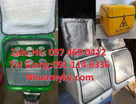 thùng giao hàng, thùng giao hàng cỡ nhỏ, Thùng ship hàng, thùng chở bánh bao, Thùng giao hàng 62x52x