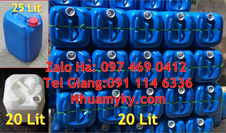 can 10l dẹp đựng axit, Can 25l đựng phân bón, can nhựa giá rẻ hcm, can dẹp 30 đựng nông dược, can 30