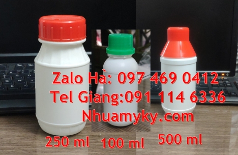 Chai 500ml, Chai 50ml đựng mẫu thử, Chai 30ml nhựa hdpe, Chai nhựa 1000ml đựng mật ong. Chai nhựa, c