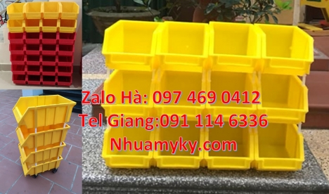 Kệ nhựa giá rẻ, khay đựng linh kiện, Hộp nhựa duy tân, bán giá sỉ kệ nhựa Khay nhựa xanh duy tân, Kh