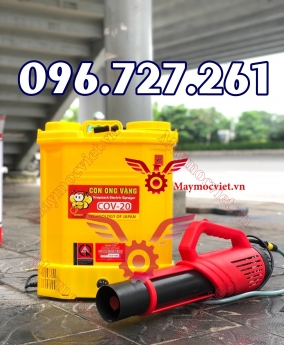 Bình xịt điện kèm máy phun sương tốc độ cao Turbo 20L, bình phun thuốc muỗi, máy tưới lan