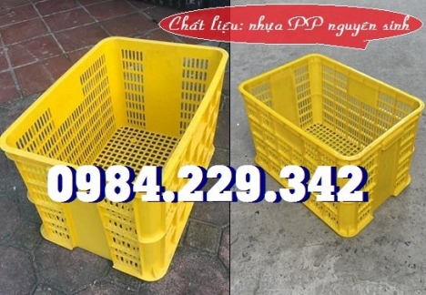 Thùng nhựa rỗng, sóng nhựa hở, sóng nhựa rỗng 3T9, thùng nhựa rỗng HS005, sọt nhựa công nghiệp, sọt