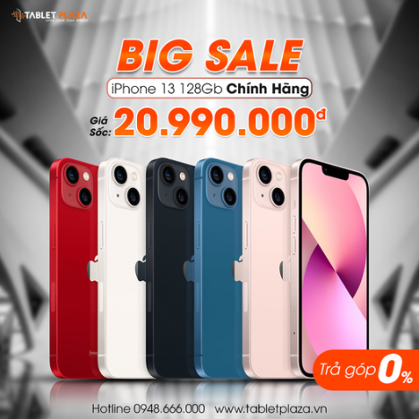 Siêu phẩm giảm giá hấp dẫn iphone 13 128gb