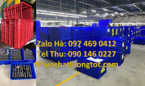 sọt nhựa có nắp đậy Thùng nhựa đặc B3. Sóng công nghiệp. Thùng nhựa đặc, Sóng bít, sóng hở, sóng nh