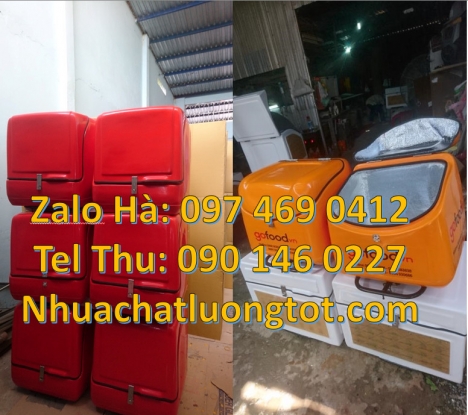 Túi giữ nhiệt giao hàng, Thùng chở hàng xe máy cũ, Thùng Giao Hàng Nhanh, Thùng chở hàng giữ nhiệt đ