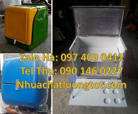 Túi giữ nhiệt giao hàng, Thùng chở hàng xe máy cũ, Thùng Giao Hàng Nhanh, Thùng chở hàng giữ nhiệt đ