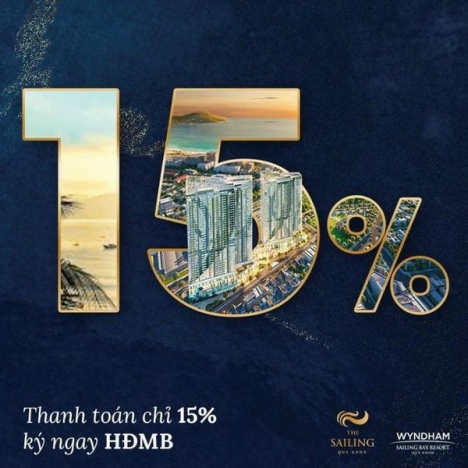 Bán căn hộ Quy Nhơn  đẳng cấp 5* - Chỉ từ 580 triệu sở hữu lâu dài căn 3PN ngay trung tâm TP Quy