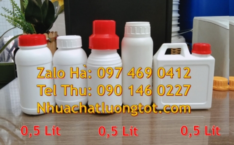 Chai nhựa 50ml đựng thuốc trừ sâu. Chai nhựa 1000ml đựng mật ong. Chai nhựa, chai nhựa hdpe 50ml, ch