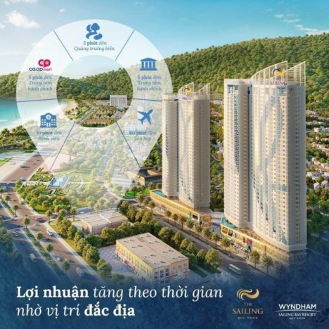 Bán căn hộ Quy Nhơn  đẳng cấp 5* - Chỉ từ 580 triệu sở hữu lâu dài căn 3PN ngay trung tâm TP Quy