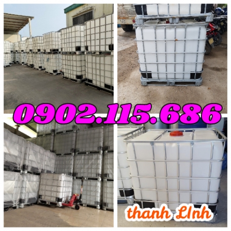 Bồn nhựa 1000 lít, tank nhựa 1000 lít cũ, tank đã qua sử dụng, bồn nhựa công nghiệp, tank nhựa đựng