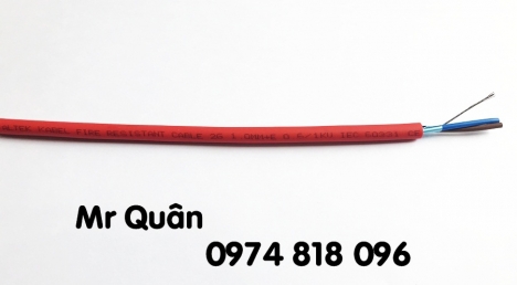 Cáp chống cháy chống nhiễu 2 x 1.5mm2