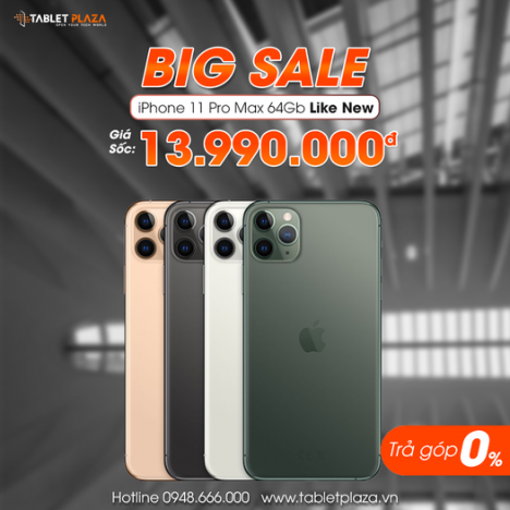 Siêu sale cực sốc iphone 11 pro max like new