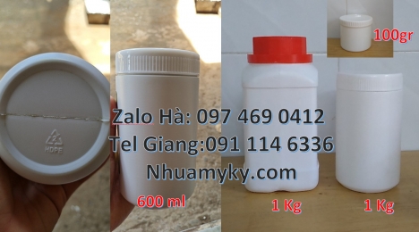 Sỉ lẻ  hũ 1.5kg Bán sỉ hũ 0.5kg, Nơi bán hũ 1kg, Hũ 0.5kg hdpe, Hũ 1kg vặn, Hũ giá rẻ, Hũ nhựa hdpe