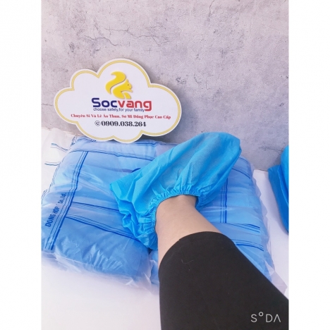 Bao trùm giầy phòng sạch, bọc giày y tế dùng một lần