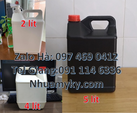 Can nhựa 1 lít màu trắng, can 1l hdpe trắng giá rẻ can nhựa cao cấp Địa chỉ bán can hdpe, Can 1l đự
