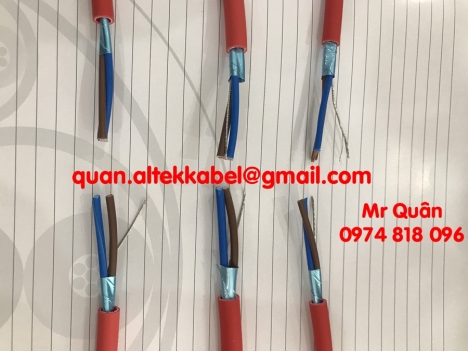 Cáp chống cháy chống nhiễu 2 x 1.5mm2