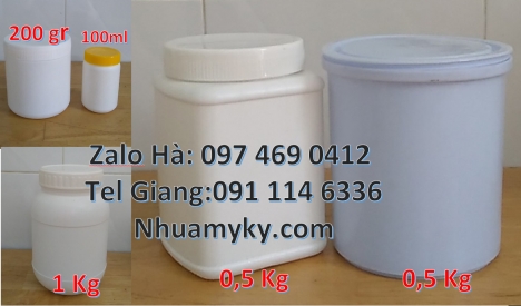 Sỉ lẻ  hũ 1.5kg Bán sỉ hũ 0.5kg, Nơi bán hũ 1kg, Hũ 0.5kg hdpe, Hũ 1kg vặn, Hũ giá rẻ, Hũ nhựa hdpe