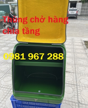 Thùng chở hàng sau xe máy ,thùng ship hàng