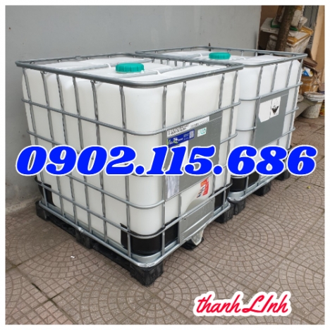 Bồn nhựa 1000 lít, tank nhựa 1000 lít cũ, tank đã qua sử dụng, bồn nhựa công nghiệp, tank nhựa đựng