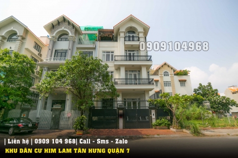 Bán Nhà KDC Him Lam 200m2 Tân Hưng Quận 7, 55 tỷ