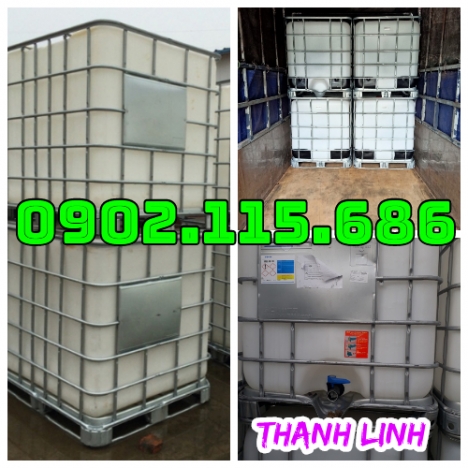 Bồn nhựa 1000 lít, tank nhựa 1000 lít cũ, tank đã qua sử dụng, bồn nhựa công nghiệp, tank nhựa đựng