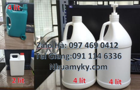 Can nhựa 1 lít màu trắng, can 1l hdpe trắng giá rẻ can nhựa cao cấp Địa chỉ bán can hdpe, Can 1l đự