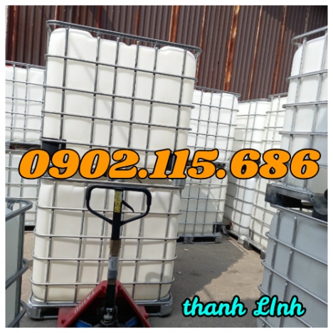 Bồn nhựa 1000 lít, tank nhựa 1000 lít cũ, tank đã qua sử dụng, bồn nhựa công nghiệp, tank nhựa đựng