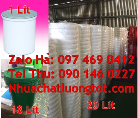 Thùng sơn giá rẻ, Xô nhựa Vỏ thùng đựng sơn 20 lít, Vỏ thùng đựng sơn 22 lít, Thùng nhựa vuô