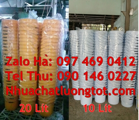 Thùng sơn giá rẻ, Xô nhựa Vỏ thùng đựng sơn 20 lít, Vỏ thùng đựng sơn 22 lít, Thùng nhựa vuô